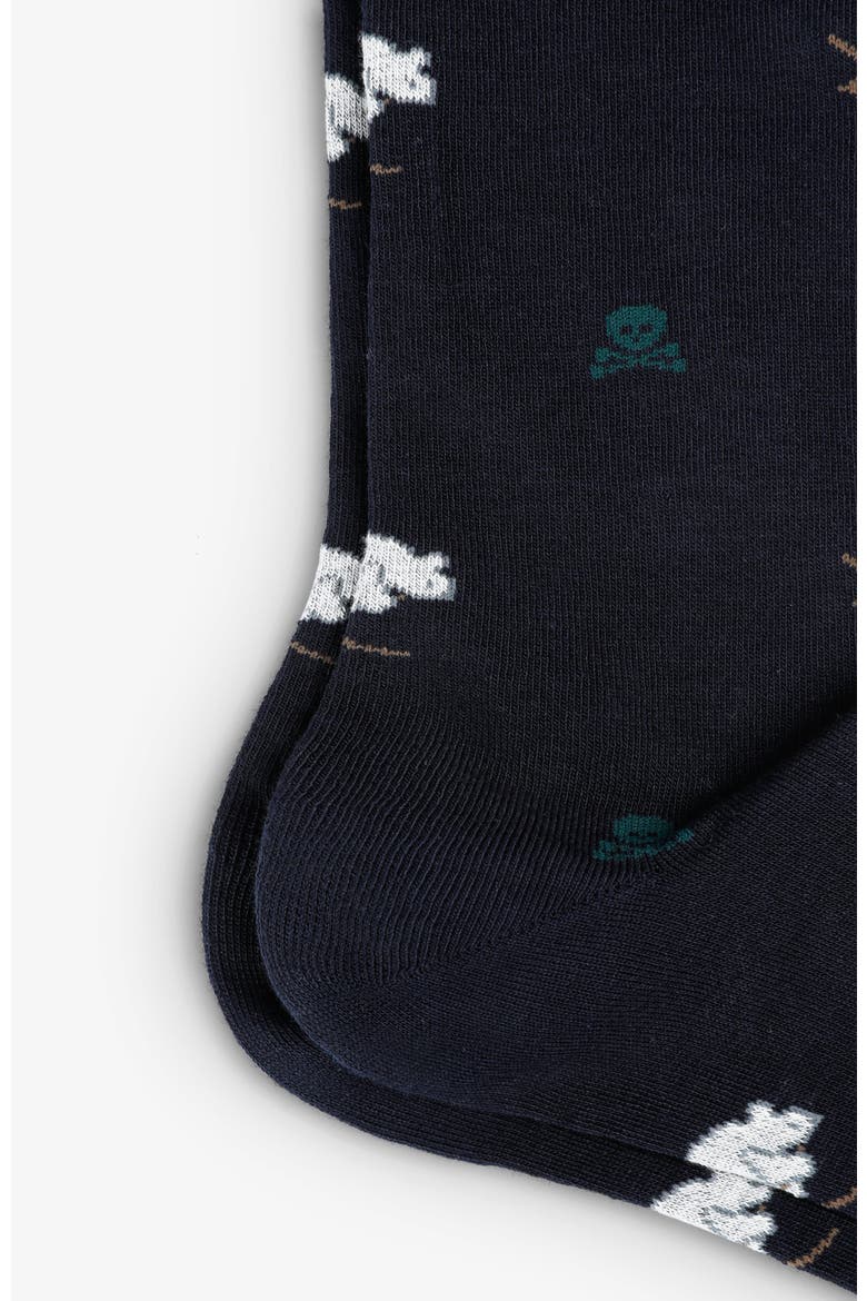 Bear Funny L Socks, Alternate, color, Navy
