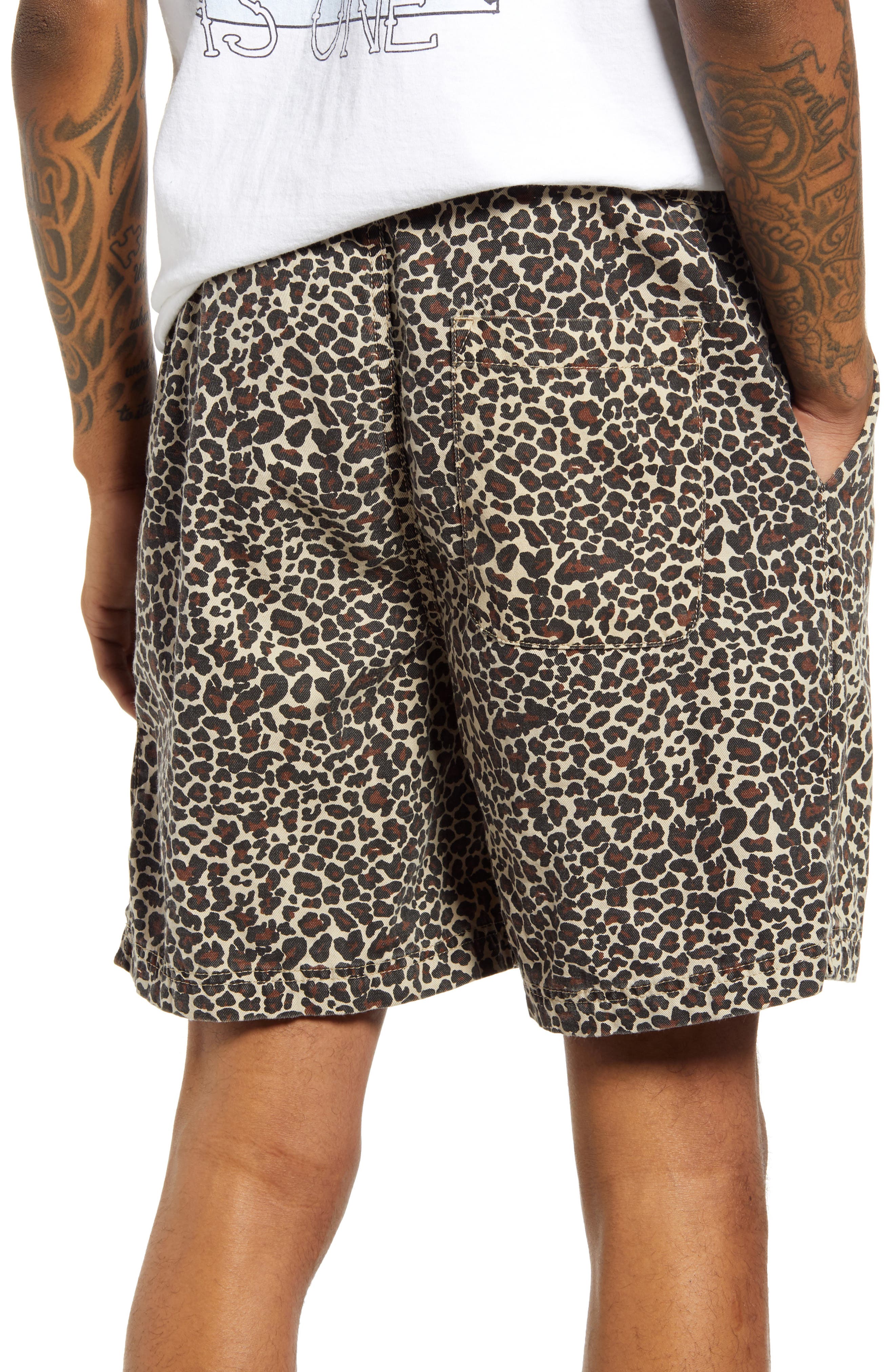 BDG Urban Outfitters Urban Outfitters Animal Print Drawstring Shorts ...