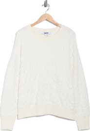 DKNY Cheetah Chenille Sweater