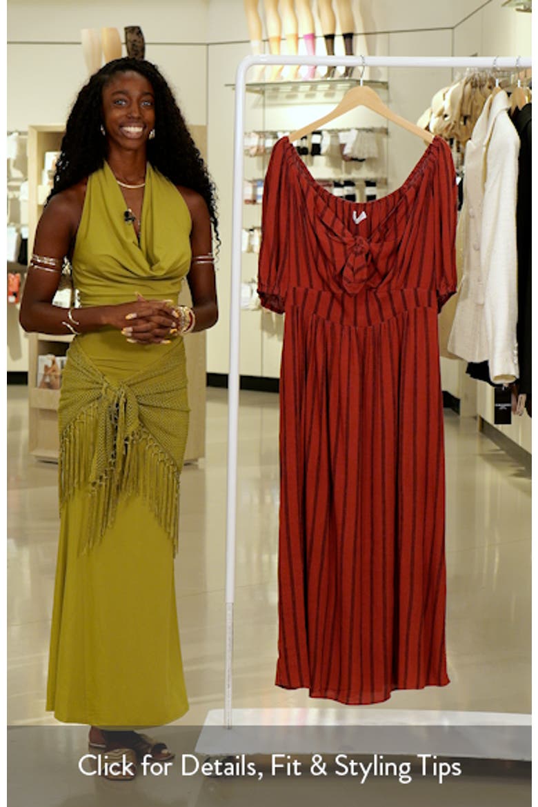 Bella Tie Front Maxi Dress video