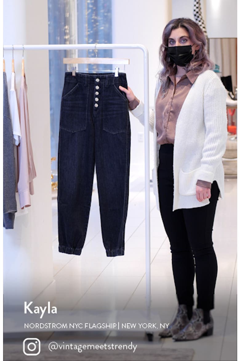 Bolton High Waist Nonstretch Jogger Jeans video