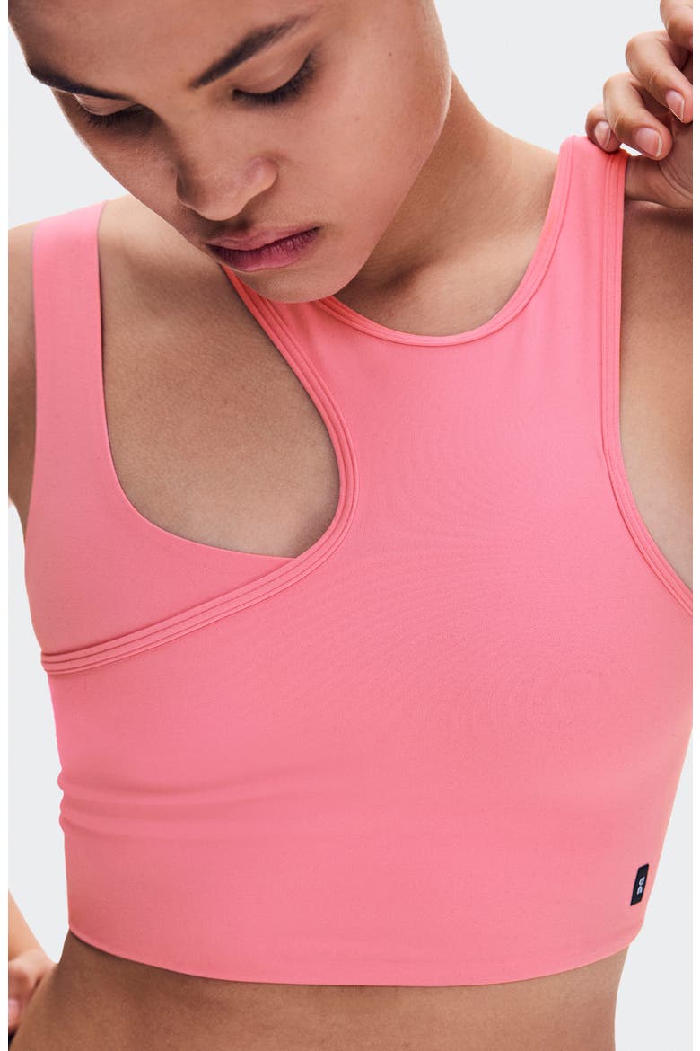 Studio Asymmetric Crop Tank, Alternate, color, MAGNOLIA