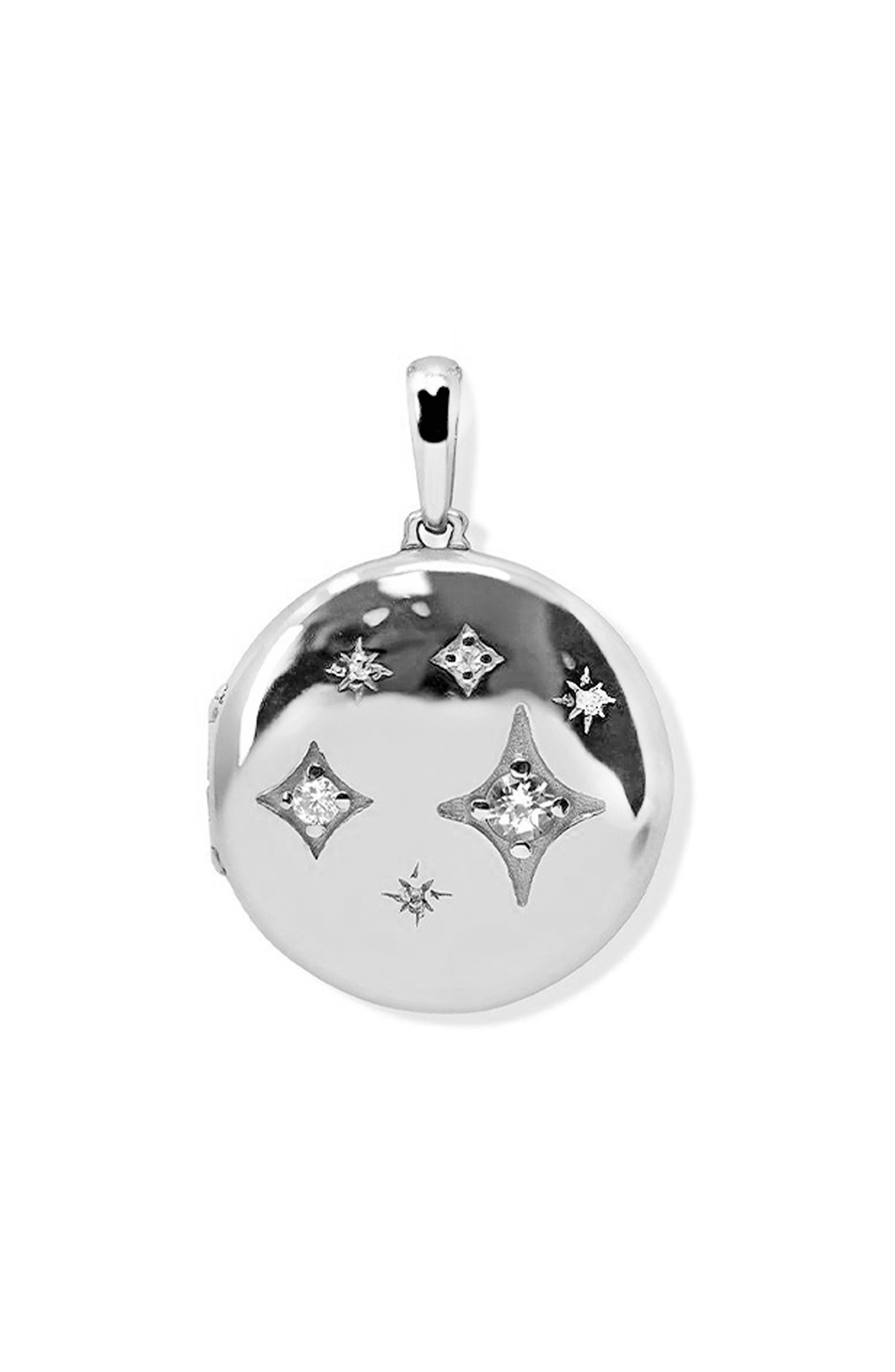 selected SILVER/ WHITE SAPPHIRE