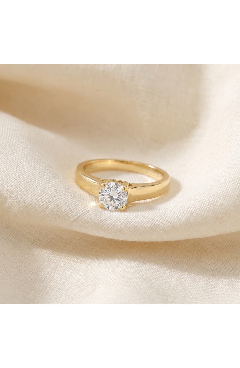 Bliss Diamond 1Ct Diamond Solitaire Engagement Ring in 14k Gold Lab Grown, Alternate, color, 14K Yellow Gold