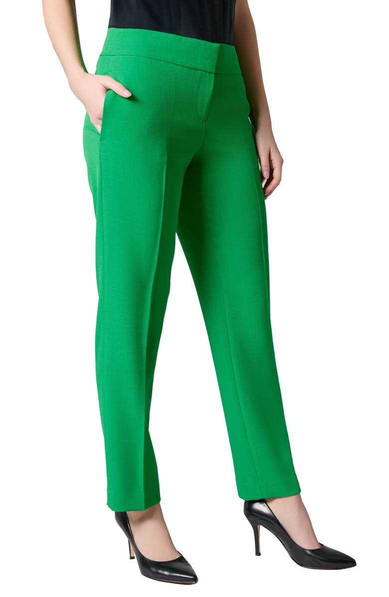 KASPER Flat Front Slim Pants, Alternate, color, 