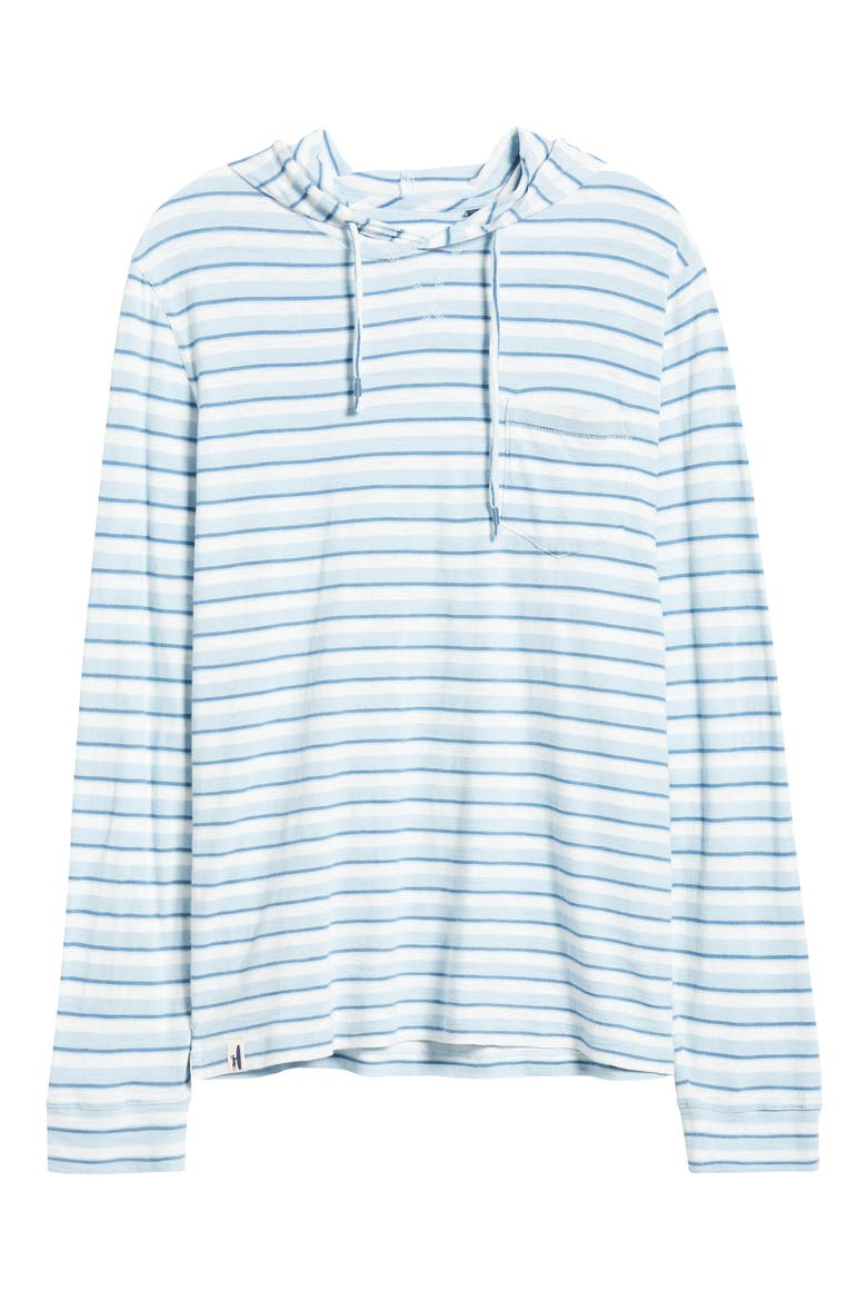 Anthony Indigo Stripe Hoodie, Alternate, color, INDIGO