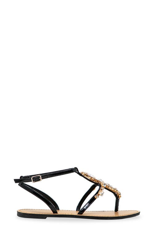 CHASE & CHLOE CHASE AND CHLOE EMBELLISHED ANKLE SANDAL 