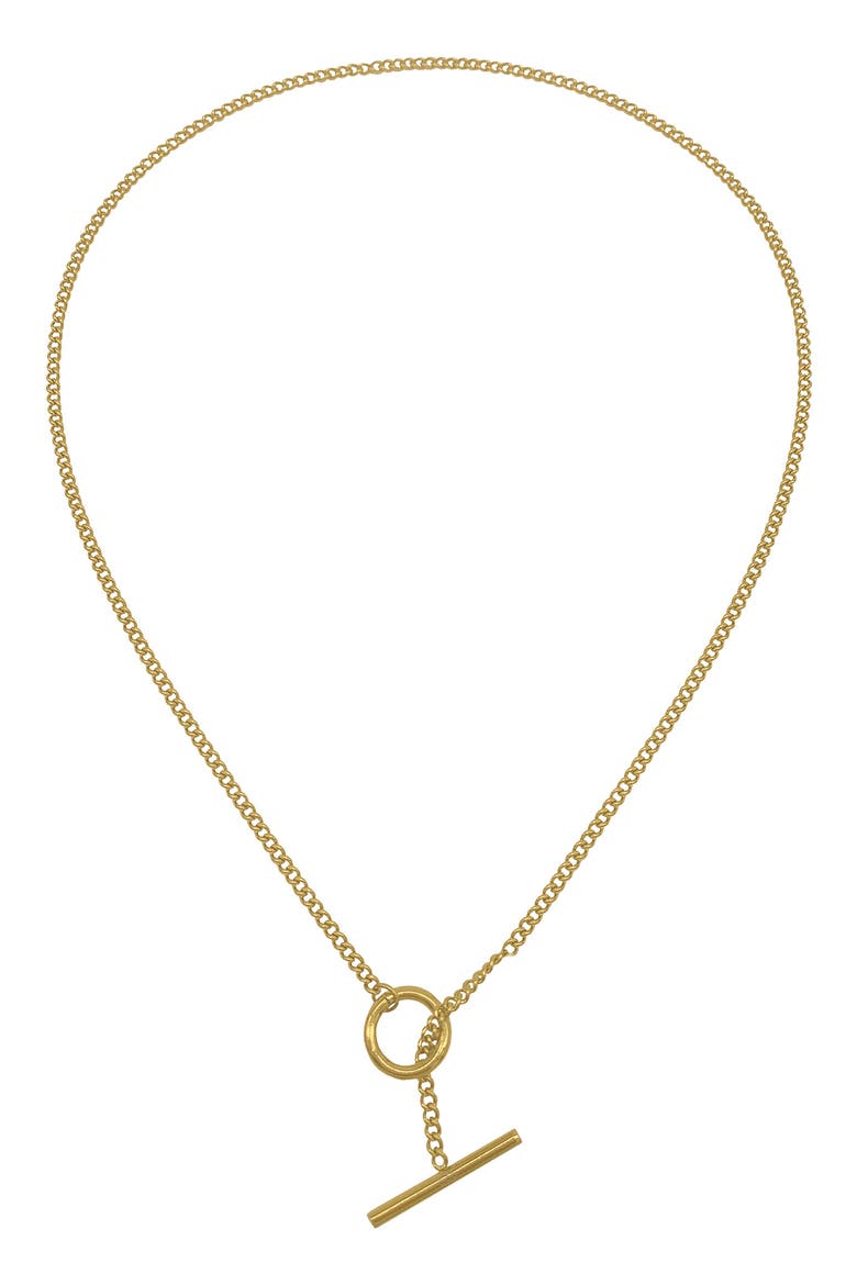 Y-Toggle Necklace, Main, color, YELLOW