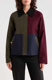Colorblock Short Jacket