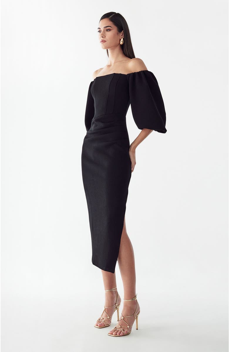 BWLDR Novaleigh Dress, Alternate, color, Black