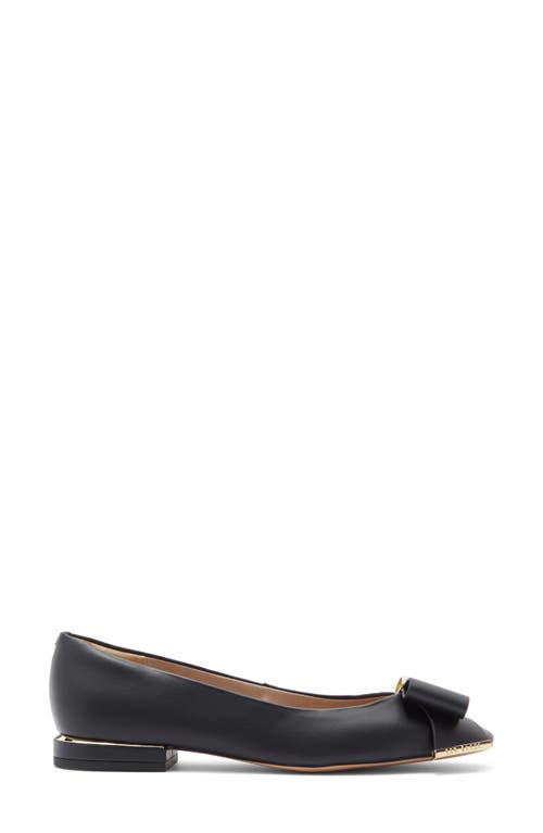 Ted Baker London Darcy Bow Flat In Black
