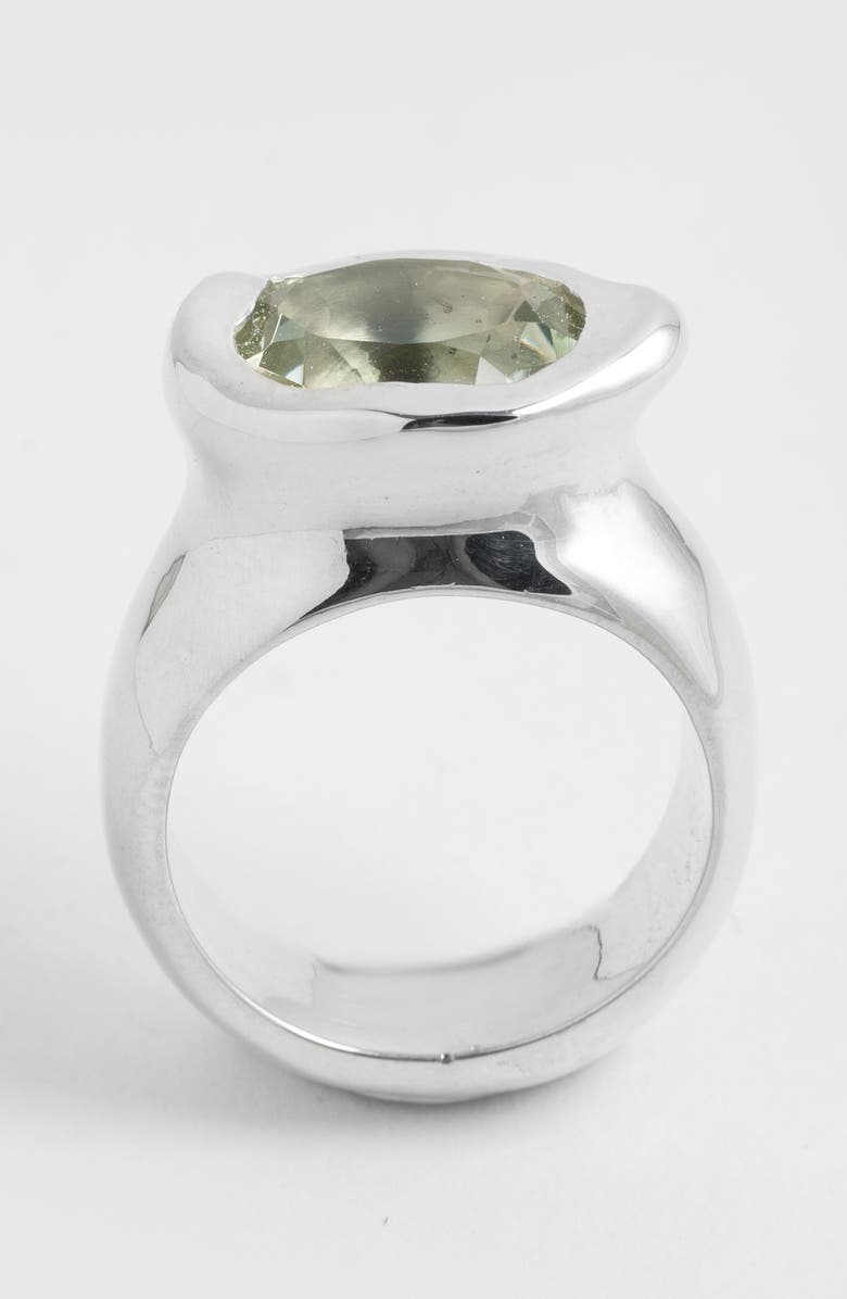 FARIS Grand Cubic Zirconia Ring, Alternate, color, Sterling Silver