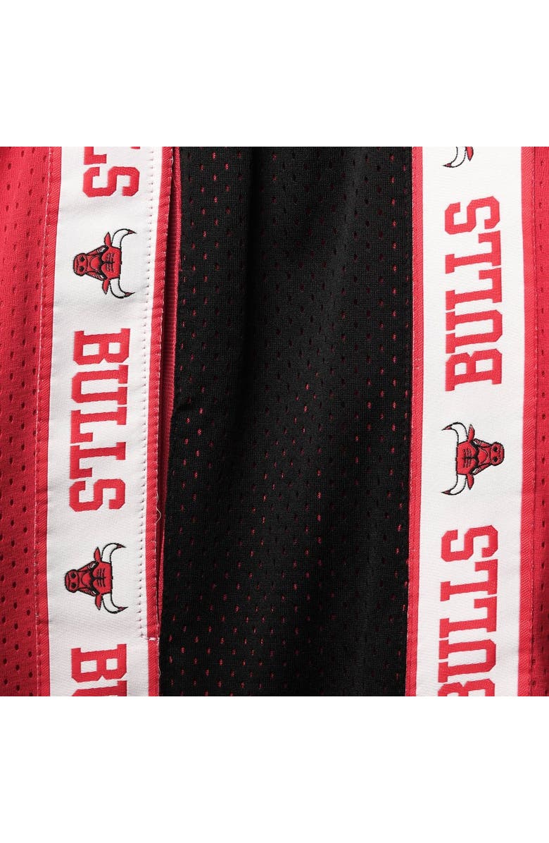FANATICS Men's Fanatics Branded Red/Black Chicago Bulls Big & Tall Tape Mesh Shorts, Alternate, color, Red
