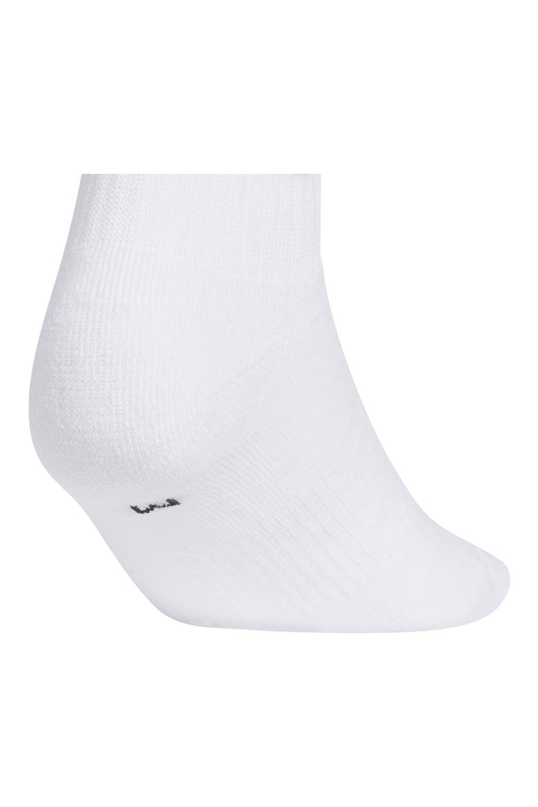 Kids' Originals Trefoil Assorted 6-Pack Quarter Socks, Alternate, color, WHITE/ BLACK