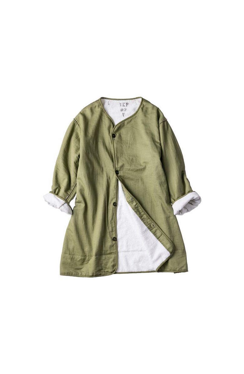 PUEBCO Terry Bathrobe, Alternate, color, Green