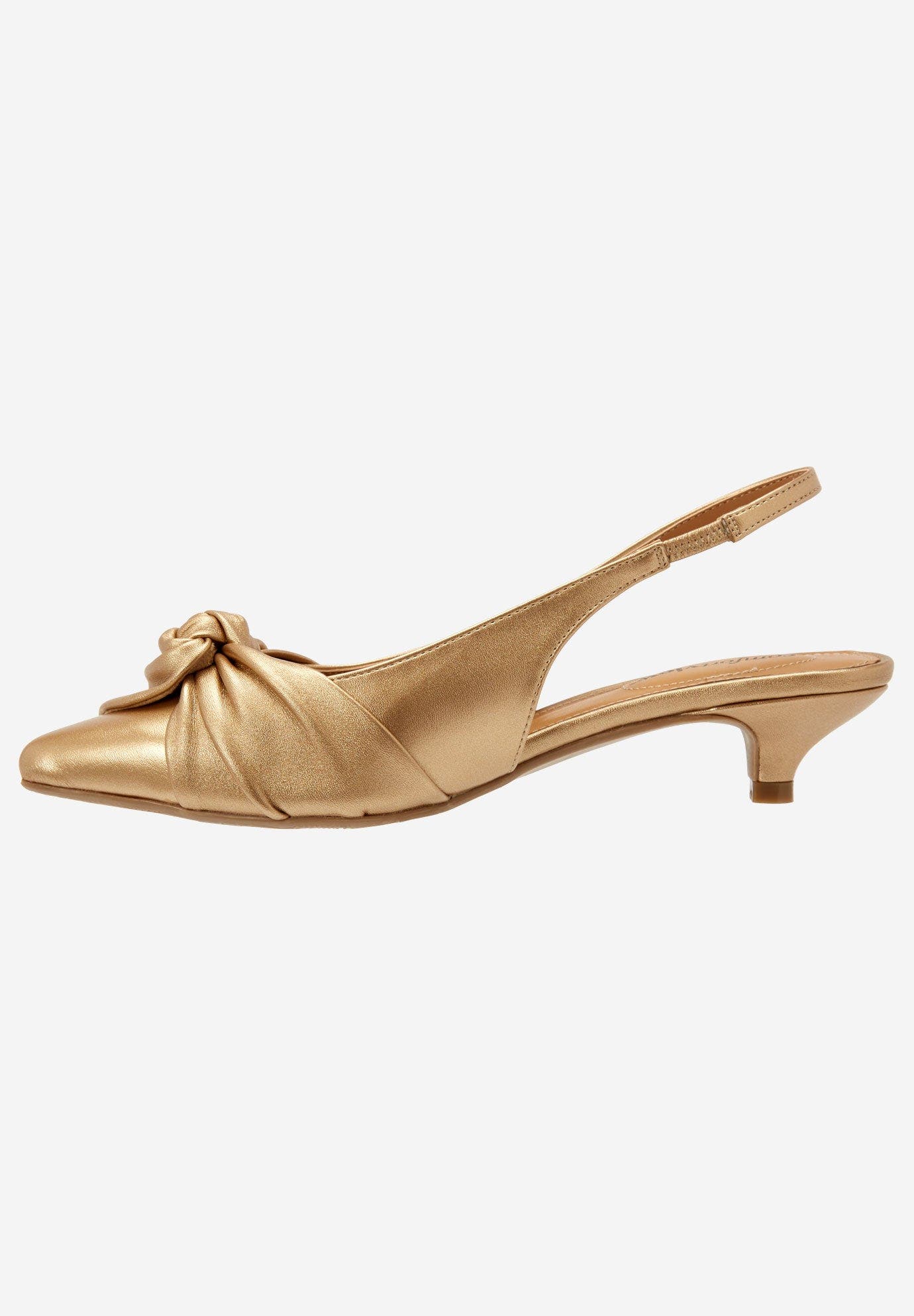 The Tia Slingback, Alternate, color, GOLD