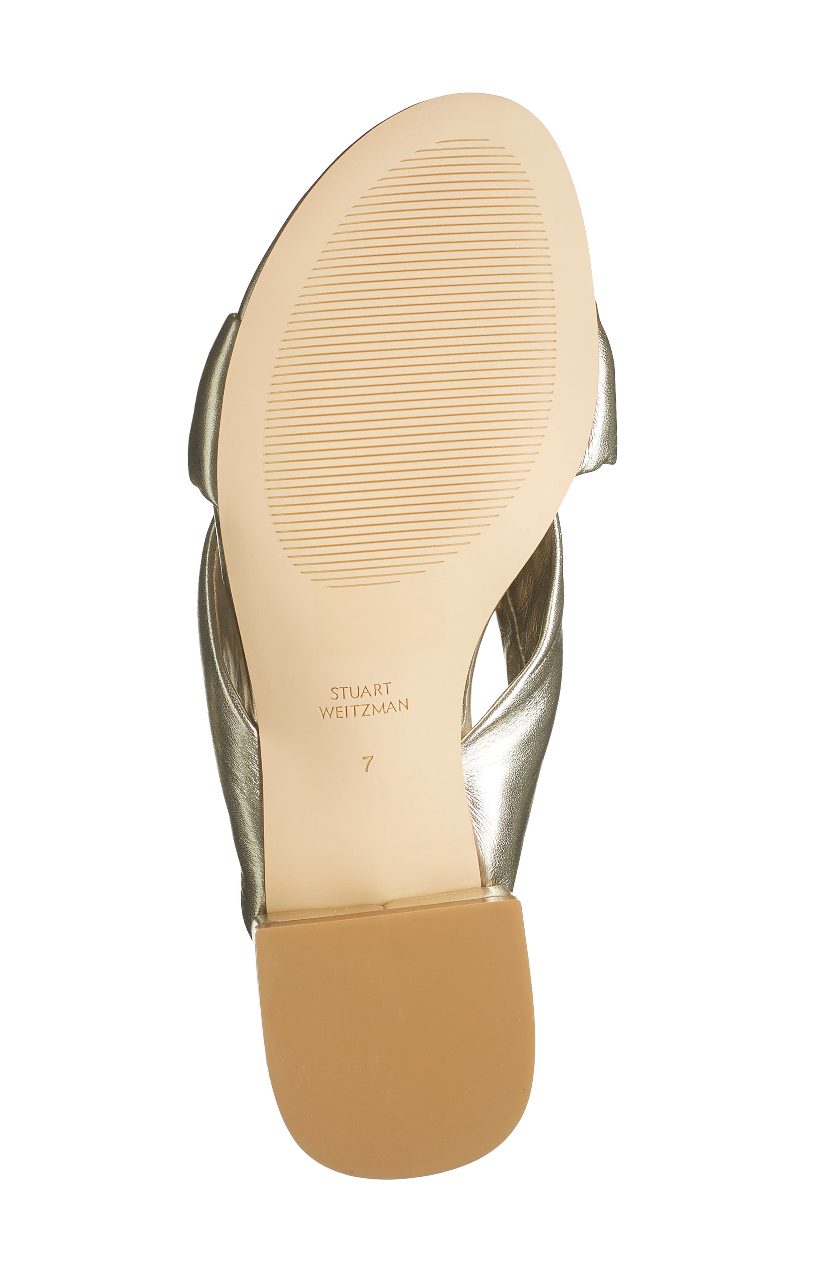 Stuart Weitzman Vacay 35 Block Slide Sandal, Alternate, color, 