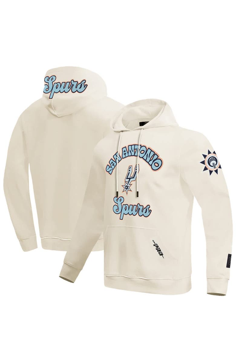 PRO STANDARD Men's Pro Standard Cream San Antonio Spurs 2024/25 City Edition Pullover Hoodie, Alternate, color, 