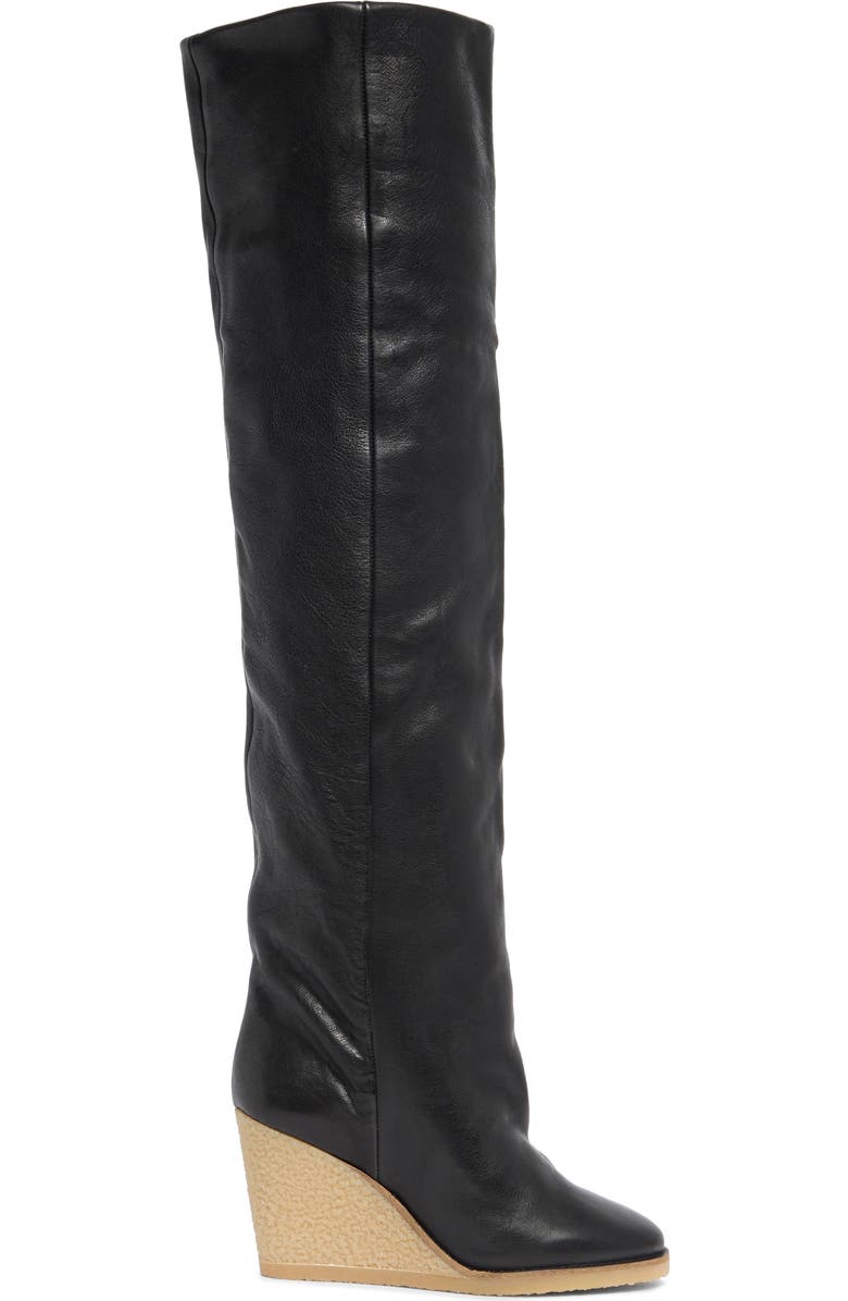 Isabel Marant Tilin Over the Knee Wedge Boot, Alternate, color,