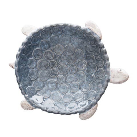 Large Sea Turtle Coastal Novelty Decorative Shaped Plate