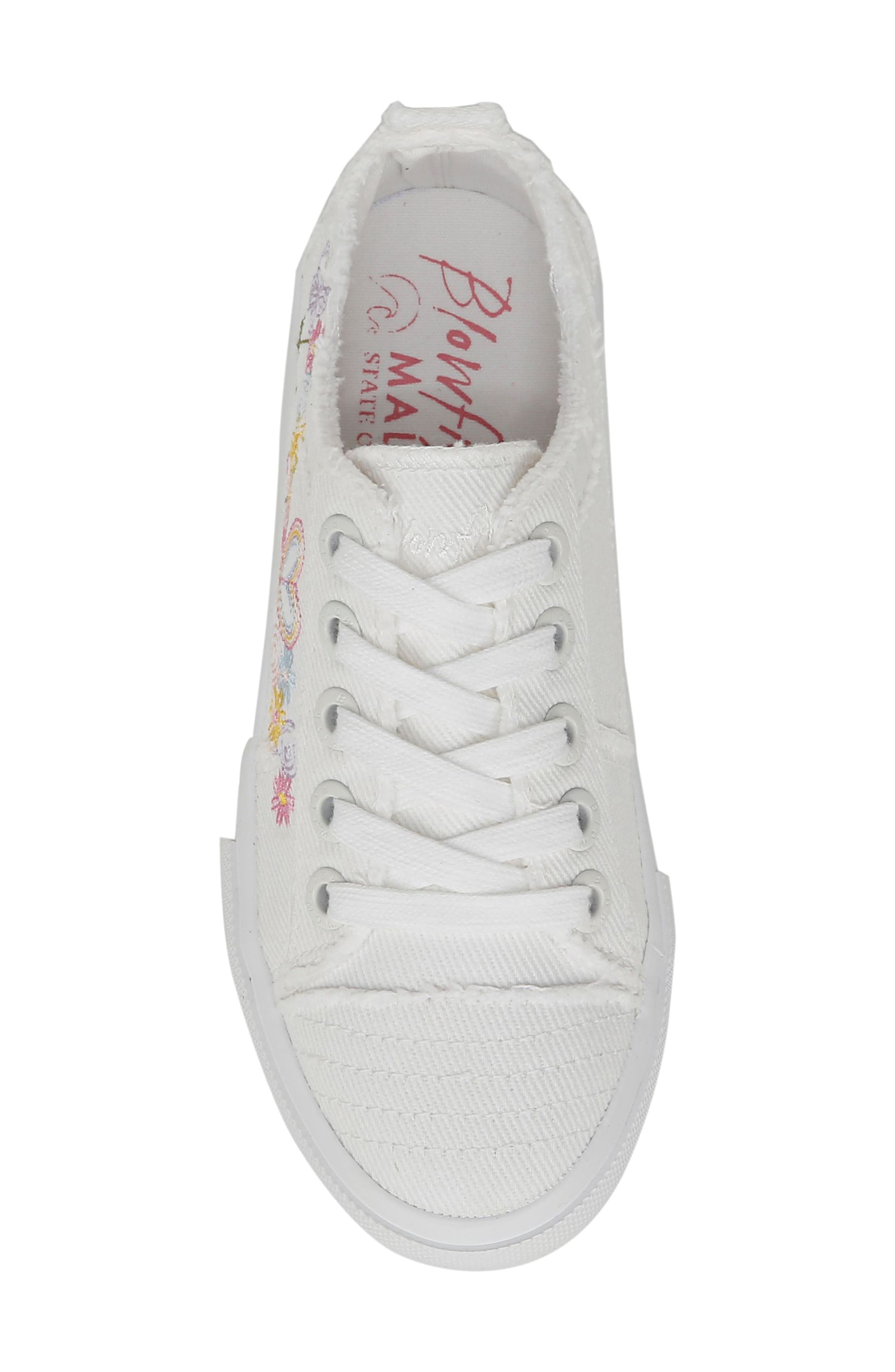 Blowfish Malibu Kids' Vivid Lace-Up Sneaker, Alternate, color, White Pastel