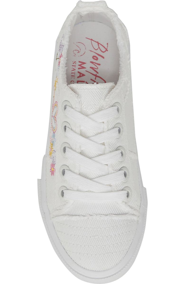 Blowfish Malibu Kids' Vivid Lace-Up Sneaker, Alternate, color, White Pastel