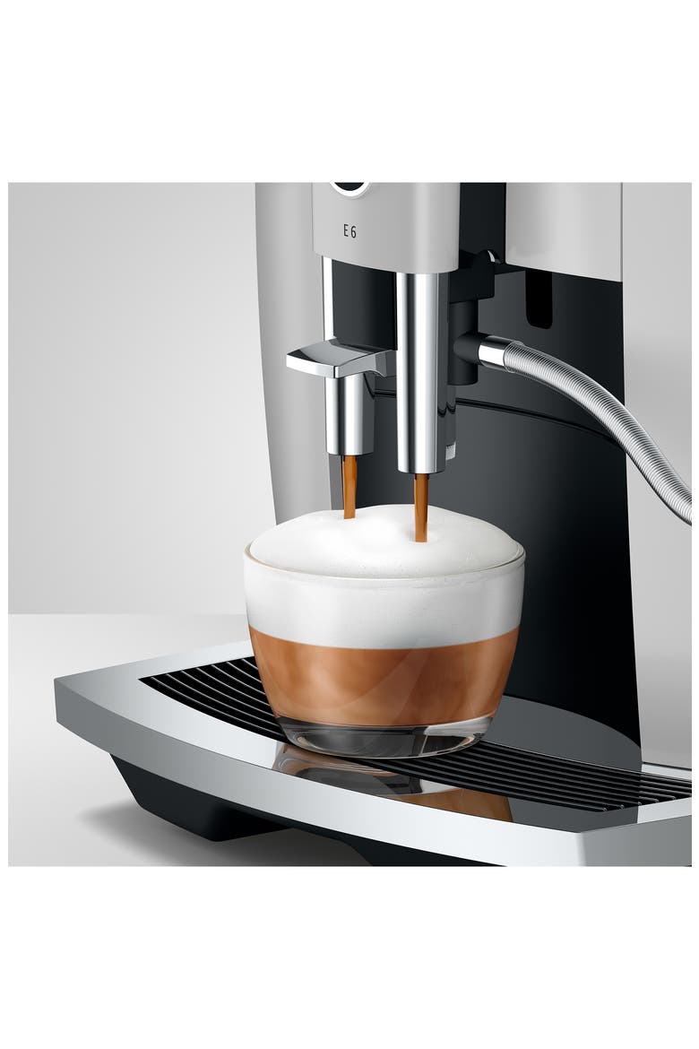 E6 Automatic Coffee Machine, Alternate, color, SILVER