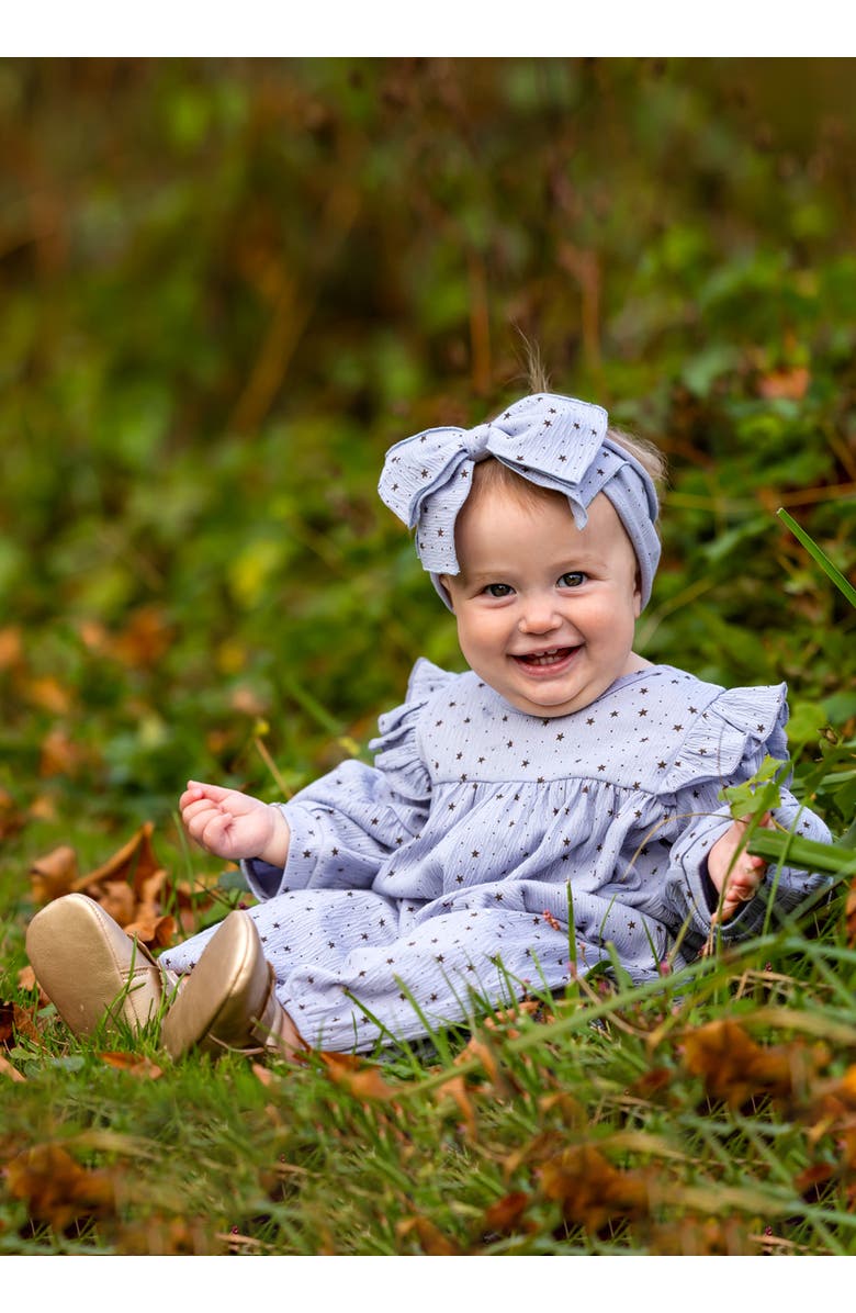 Mabel + Honey Twinkle Twinkle Romper, Alternate, color, Blue