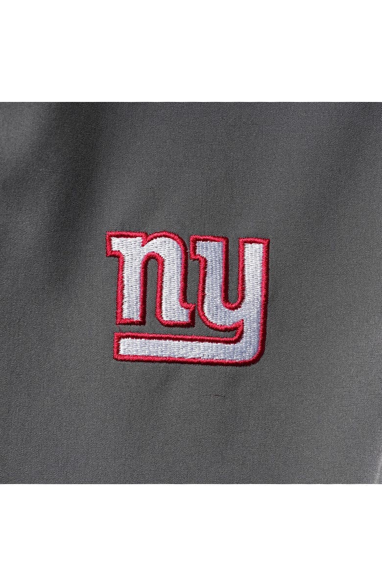 DUNBROOKE Men's Dunbrooke Charcoal New York Giants Circle Softshell Fleece Full-Zip Jacket, Alternate, color,