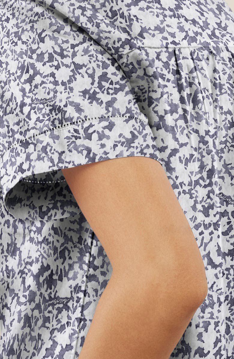 Boll & Branch Signature Garden Print Organic Cotton Pajamas, Alternate, color, Bay