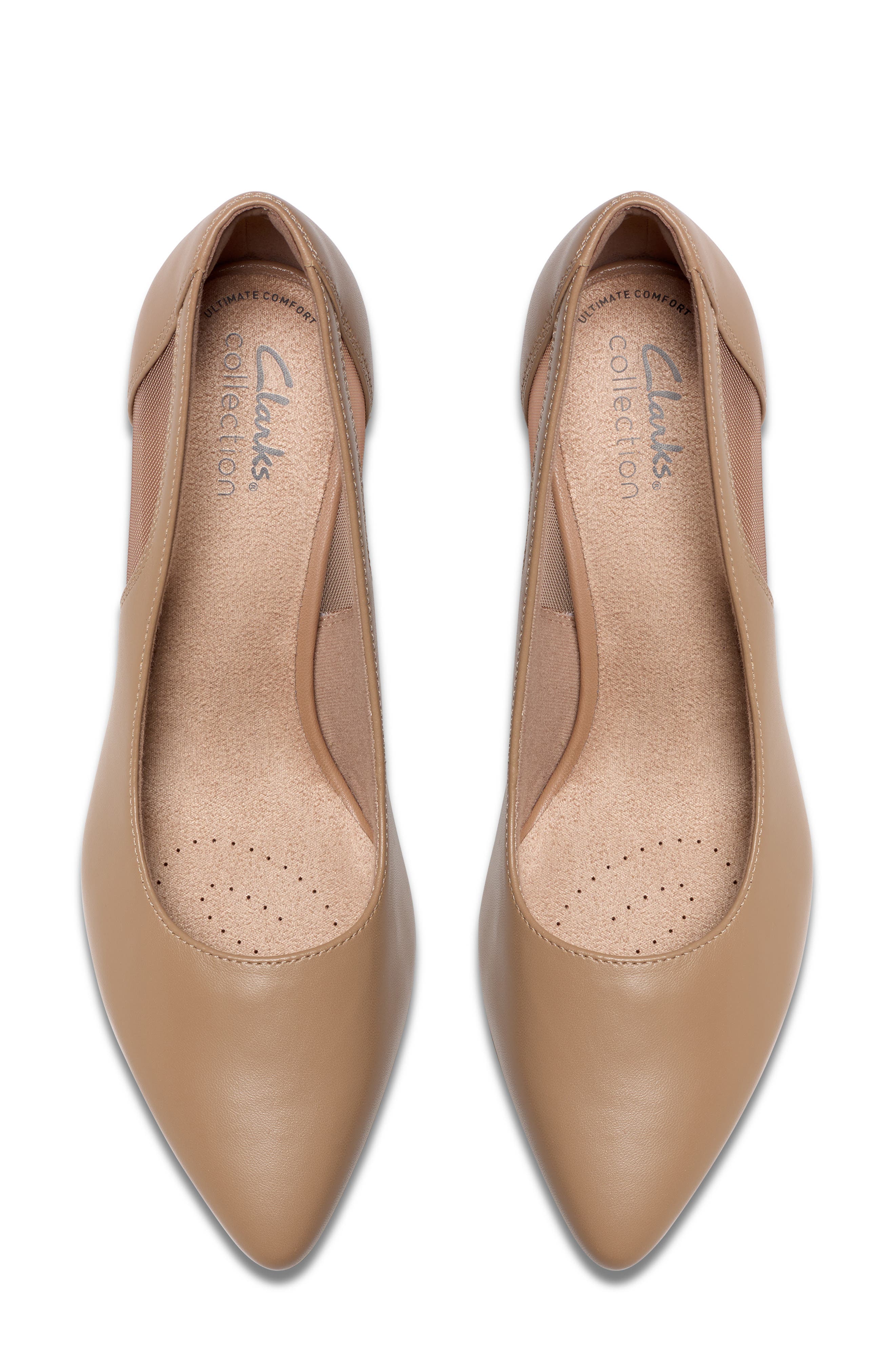 Kepley Cora Pointed Toe Pump, Alternate, color, WARM BEIGE LEA