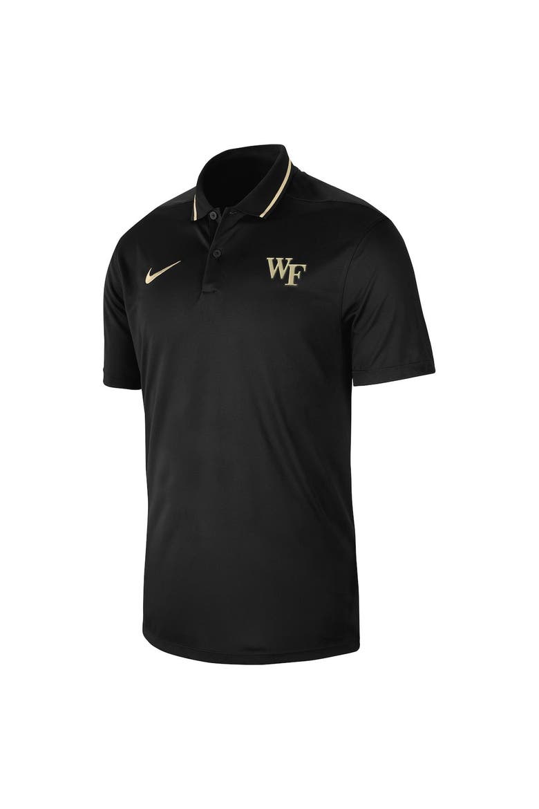 Men's Nike  Black Wake Forest Demon Deacons 2023 Sideline Coaches Performance Polo, Alternate, color, Black