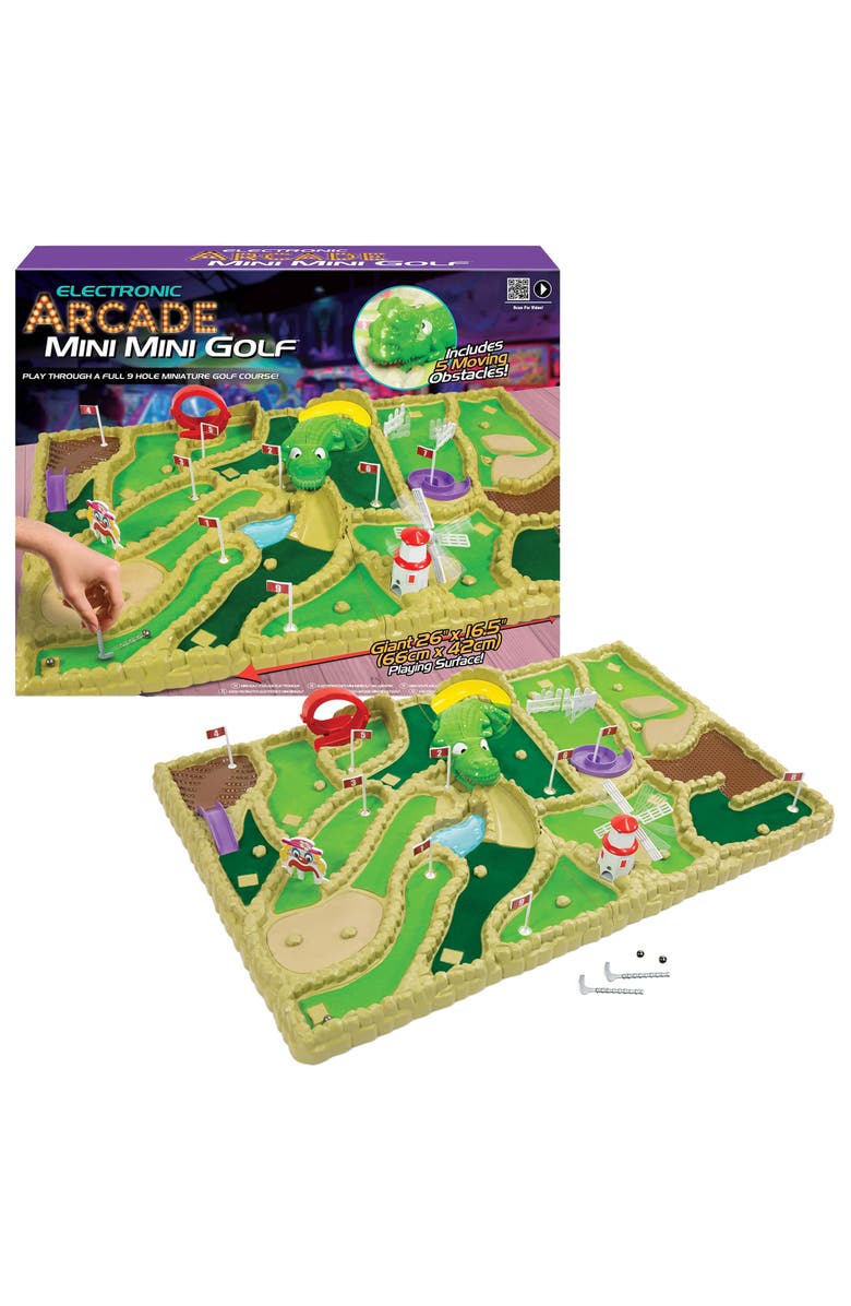 Ambassador Games Electronic Arcade Mini Mini Golf 6+, Alternate, color, 