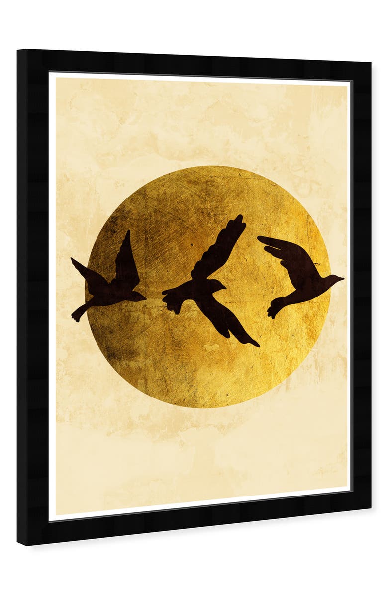 Wynwood Studio Prints Full Moon Wall Art - 13"x19", Alternate, color, Gold