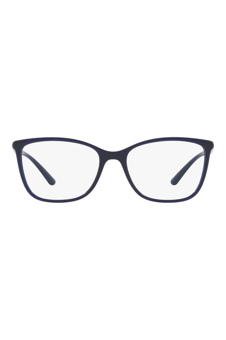 54mm Rectangular Optical Glasses, Main, color, BLUE