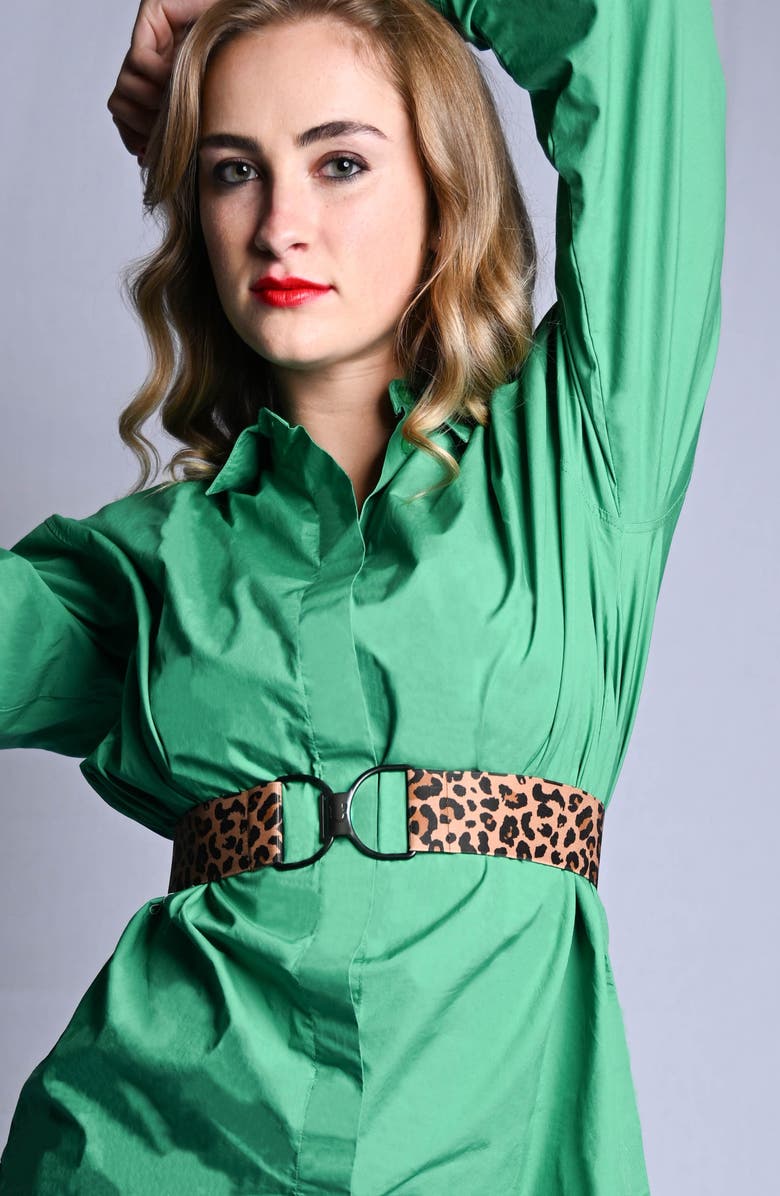 RUESPARI Wild Thing & Matte Black Clasp Stretch Belt, Alternate, color,