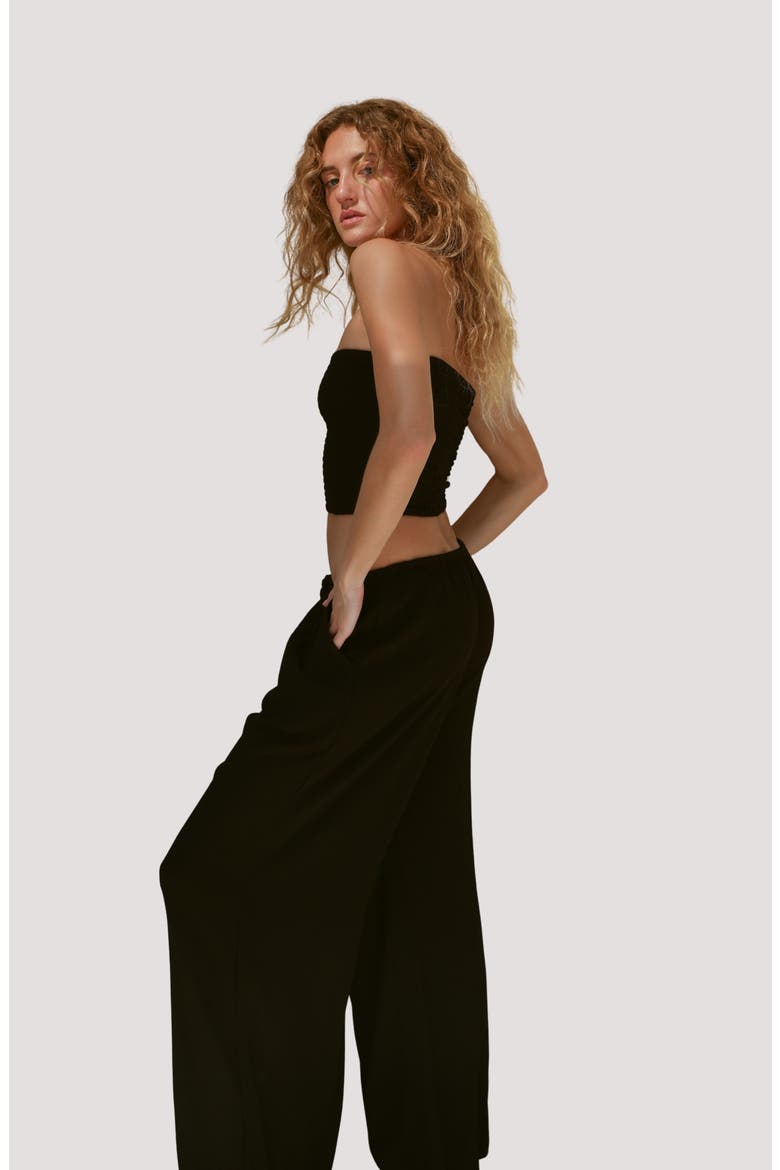 Koda Wide Leg Cover-Up Pants, Alternate, color, STONE