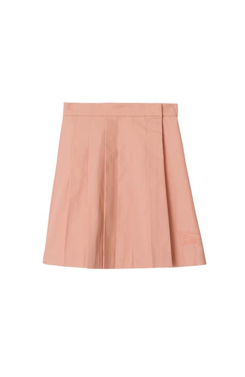 Pleated Cotton Skirt