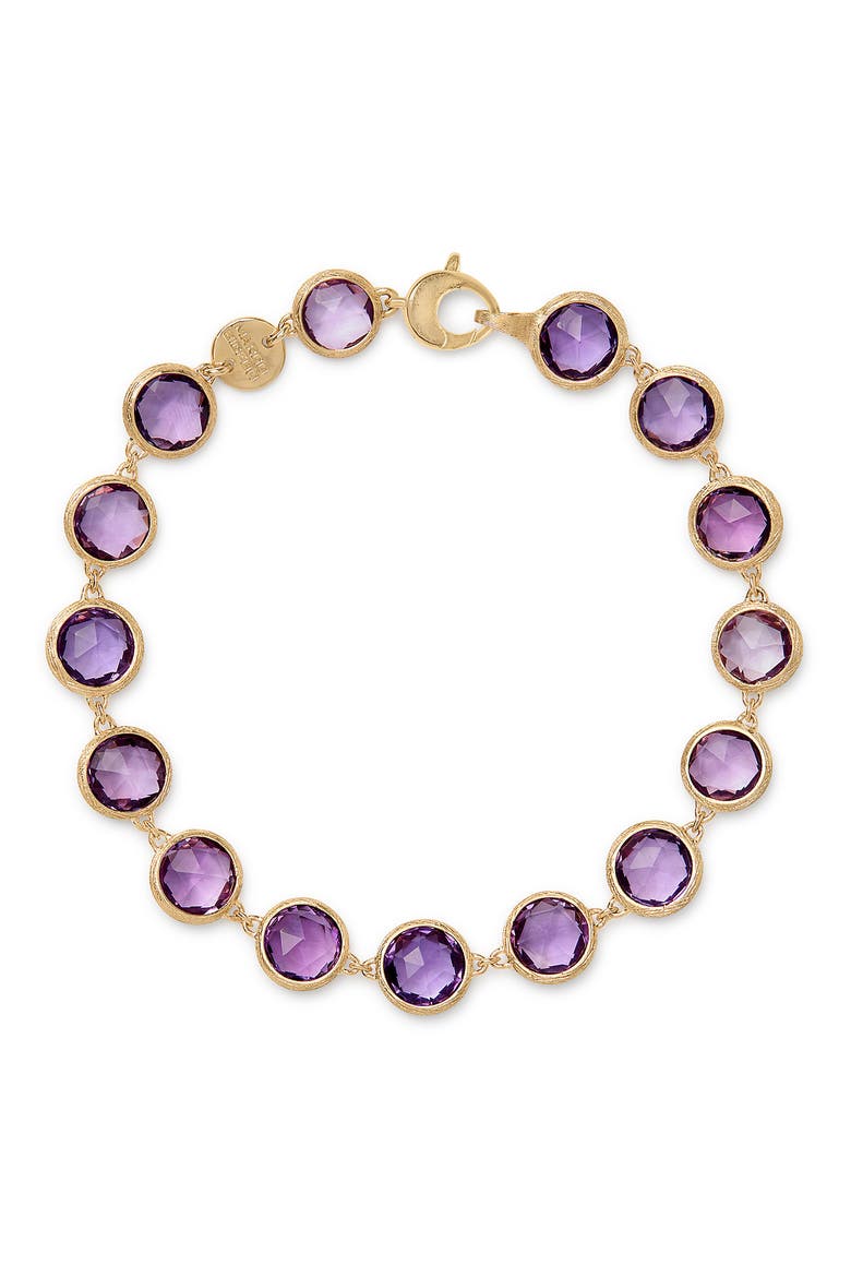 Jaipur Color Amethyst Bracelet, Main, color, GOLD