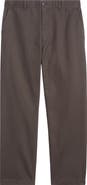 Madewell Flat Front Peached Cotton Twill Chino Pants