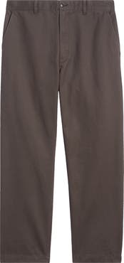 Madewell Flat Front Peached Cotton Twill Chino Pants