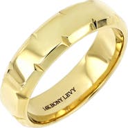 Bony Levy Men's 14K Gold Jaggered Cut Ring