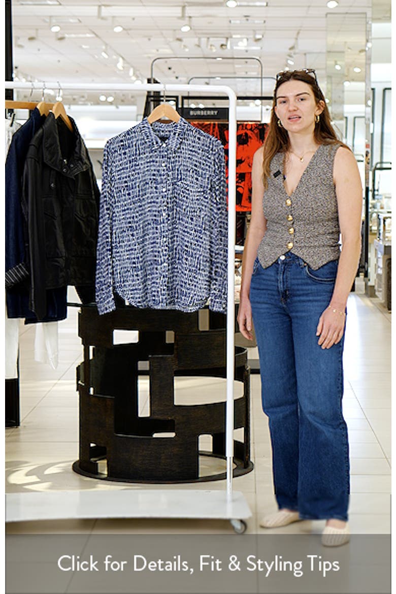 Josephine Print Button-Up Shirt video