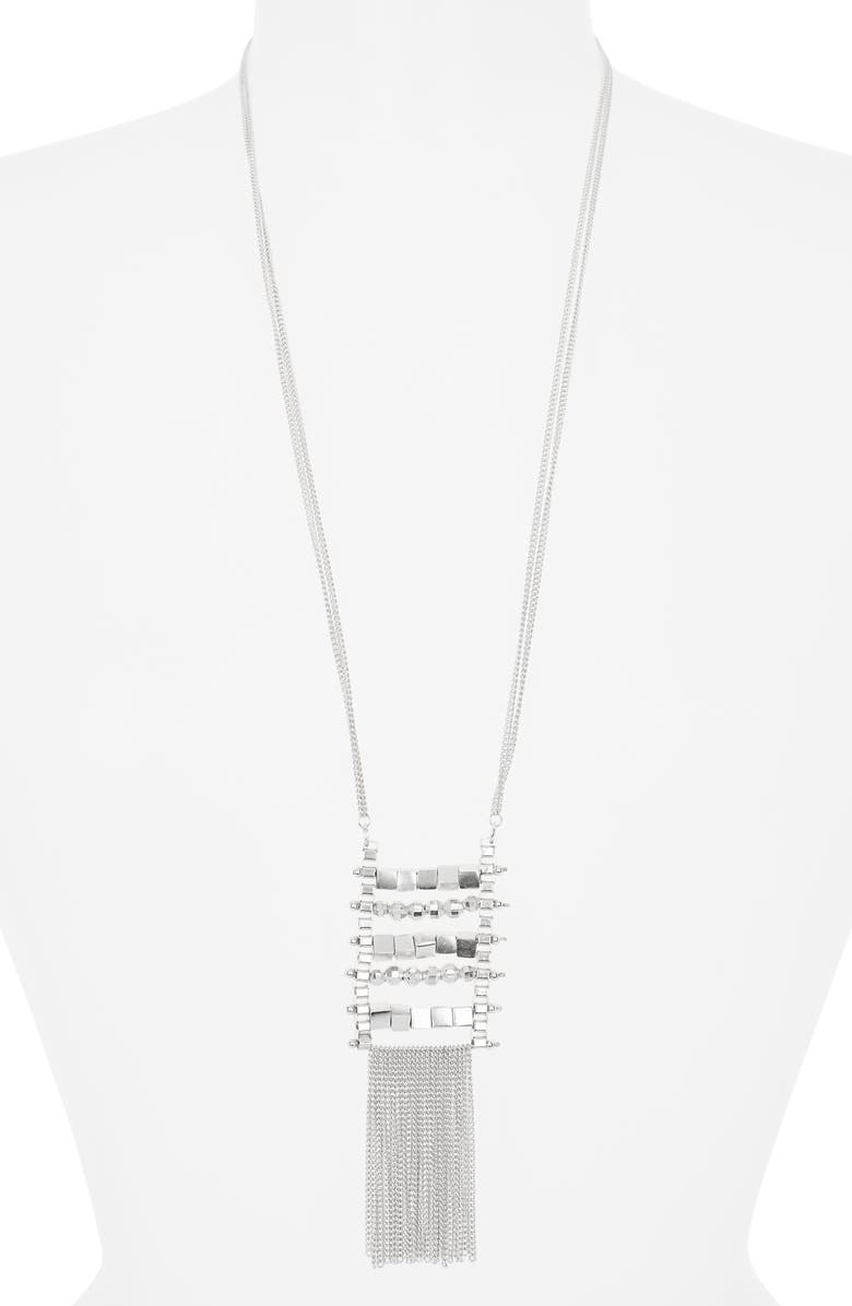 Karine Sultan Boho Tassel Necklace, Alternate, color,