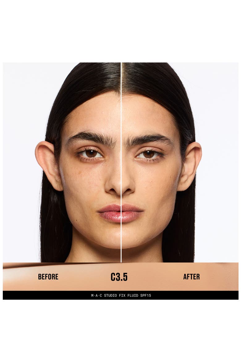 Studio Fix Fluid SPF 15 24HR Matte Foundation + Oil Control, Alternate, color, C3.5