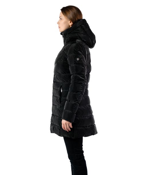 Woodpecker Long Robin Medium Weight Coat In Black