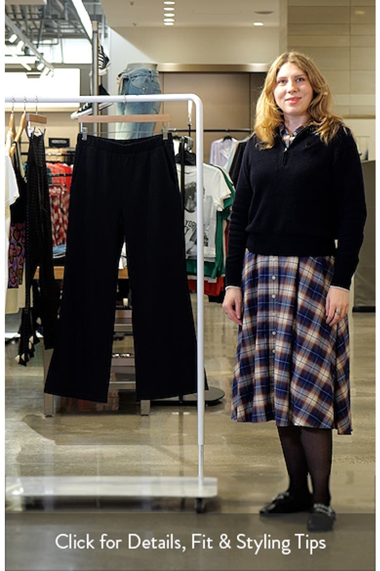 Open Ended Mid Rise Wide Leg Pants video