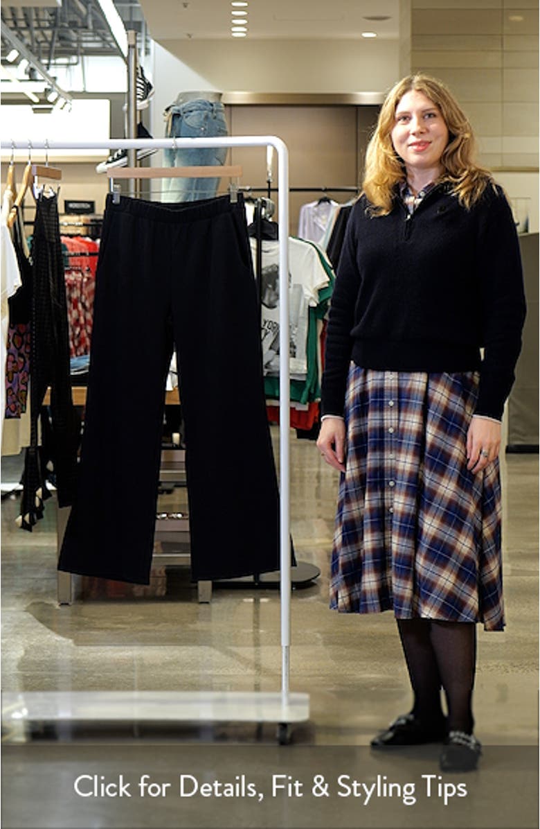 Open Ended Mid Rise Wide Leg Pants, sales video thumbnail