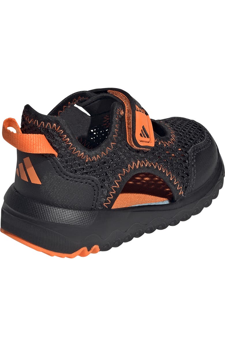 adidas Kids' Summerflex Sandal, Alternate, color, Core Black/ Pure Orange