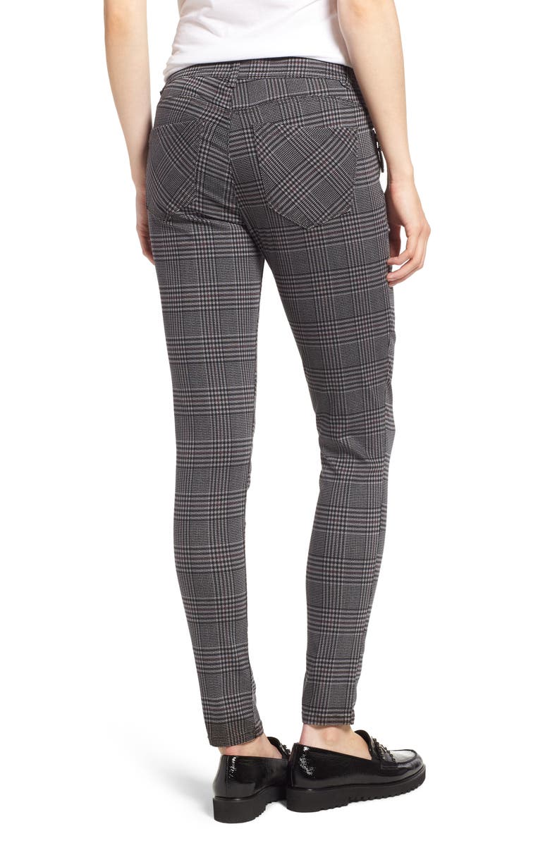 Wit & Wisdom Ab-Solution Plaid Slim Pants, Alternate, color, 